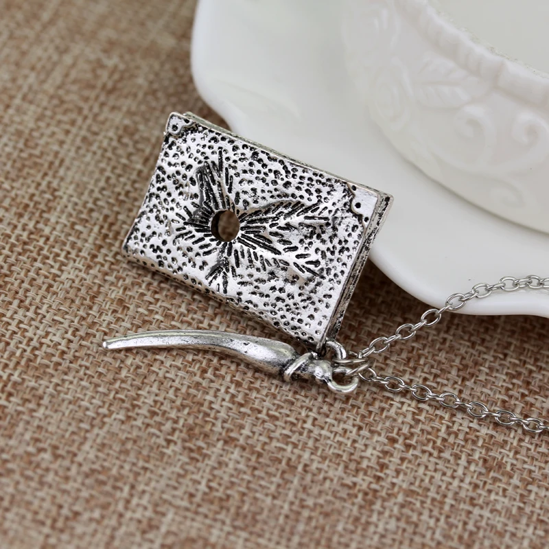 Ожерелья с подвесками в виде дневника Tom Riddle квадратные модные мужские ювелирные