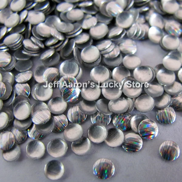 Резные круглые акриловые 3d металлические украшения для ногтей Стразы заклепки 4