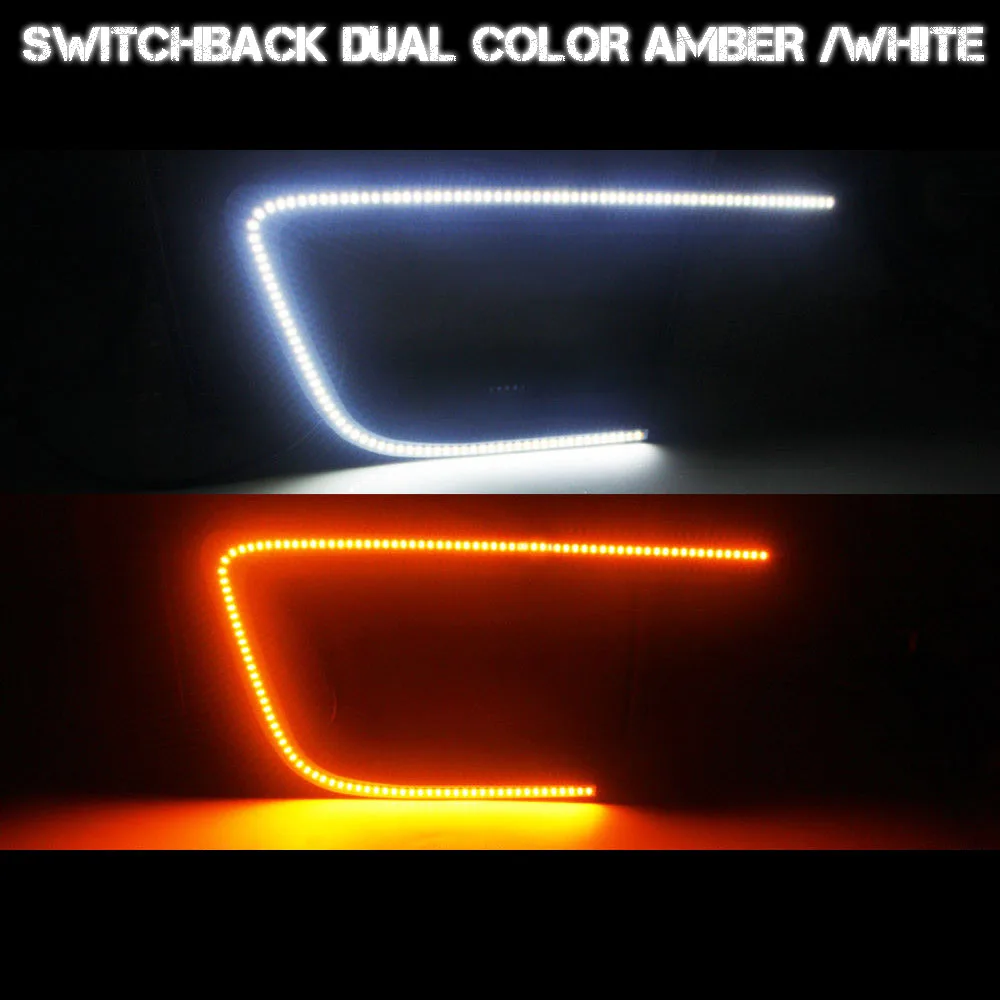 Switchback двухцветсветодиодный светодиодная печатная плата C образные кольца для