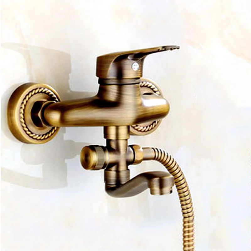 Uythner Классический настенные прочная состаренная латунная латунь Ванная комната