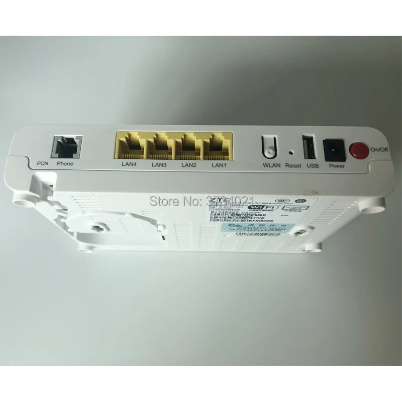 Модем ZTE onu epon wifi F460 V6 1GE + 3FE TEL USB Wifi английская прошивка без коробки и адаптера