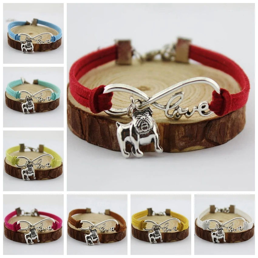 Унисекс ручная работа хит продаж безлимитная любовь животное шарм бульдог