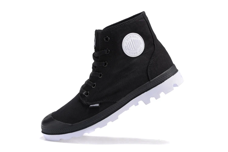 PALLADIUM Pampa Classic Sneakers black and white Fur Boots Canvas Shoe Ankle Botas Cowboy Fashion Casual Shoes 40-44 |