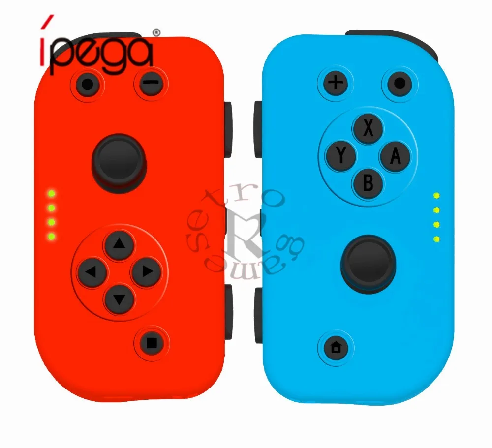 Беспроводной контроллер для левых и правых ручек Nintendo Switch не требует