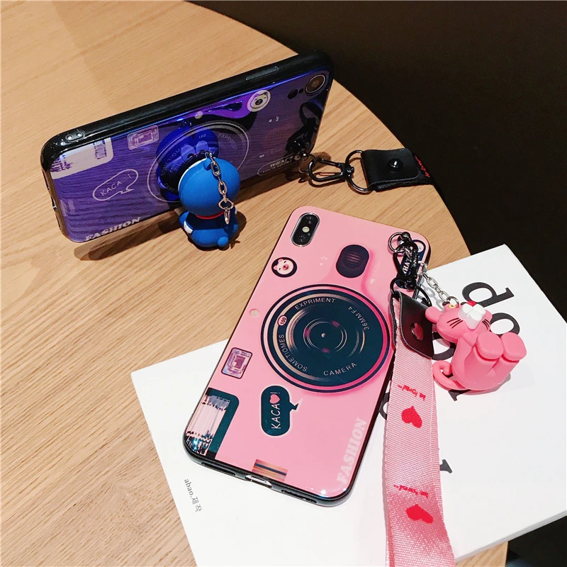 Мягкий силиконовый чехол из ТПУ с 3d камерой в стиле ретро для Huawei Enjoy 8E Lite 7 8 9 Plus Honor