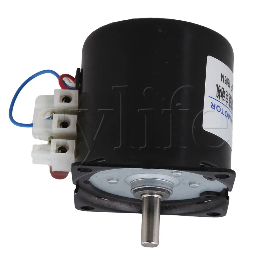 Электрический синхронный редукторный электродвигатель переменного тока 220 в 30