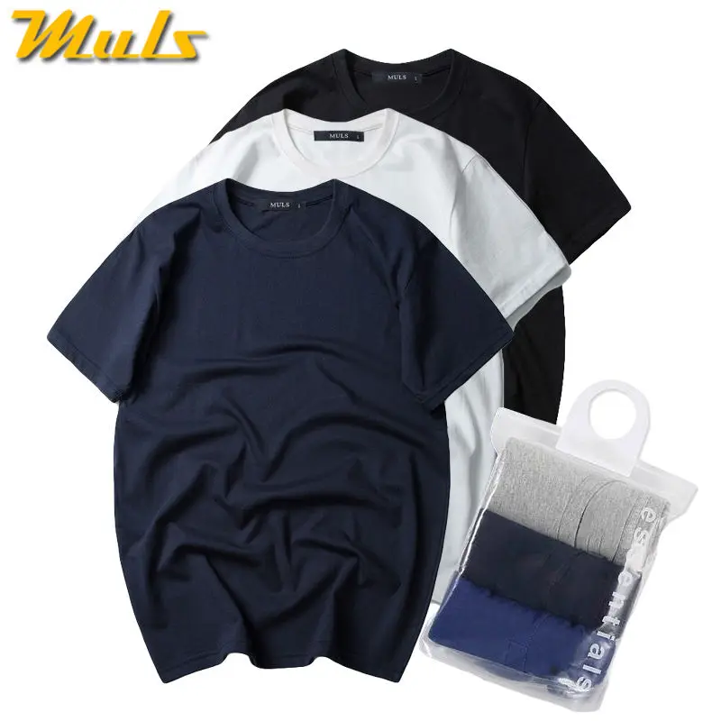 7XL 130 кг 3 шт. футболки мужские летние однотонные топы майки короткие дышащие