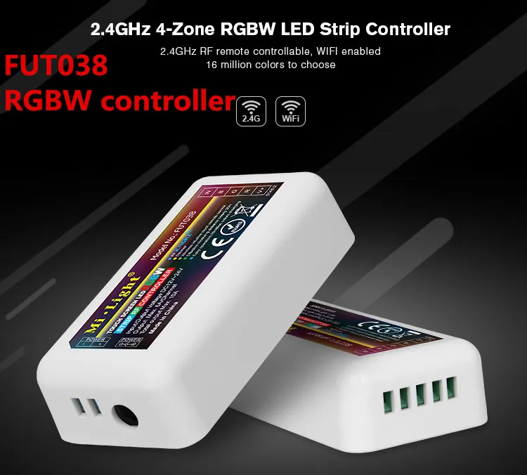 2,4G 4-Zone Miboxer WiFi Led контроллер RGBW контроллер Беспроводной RF пульт дистанционного управления группа затемнения для 5050 3528 Светодиодная лента