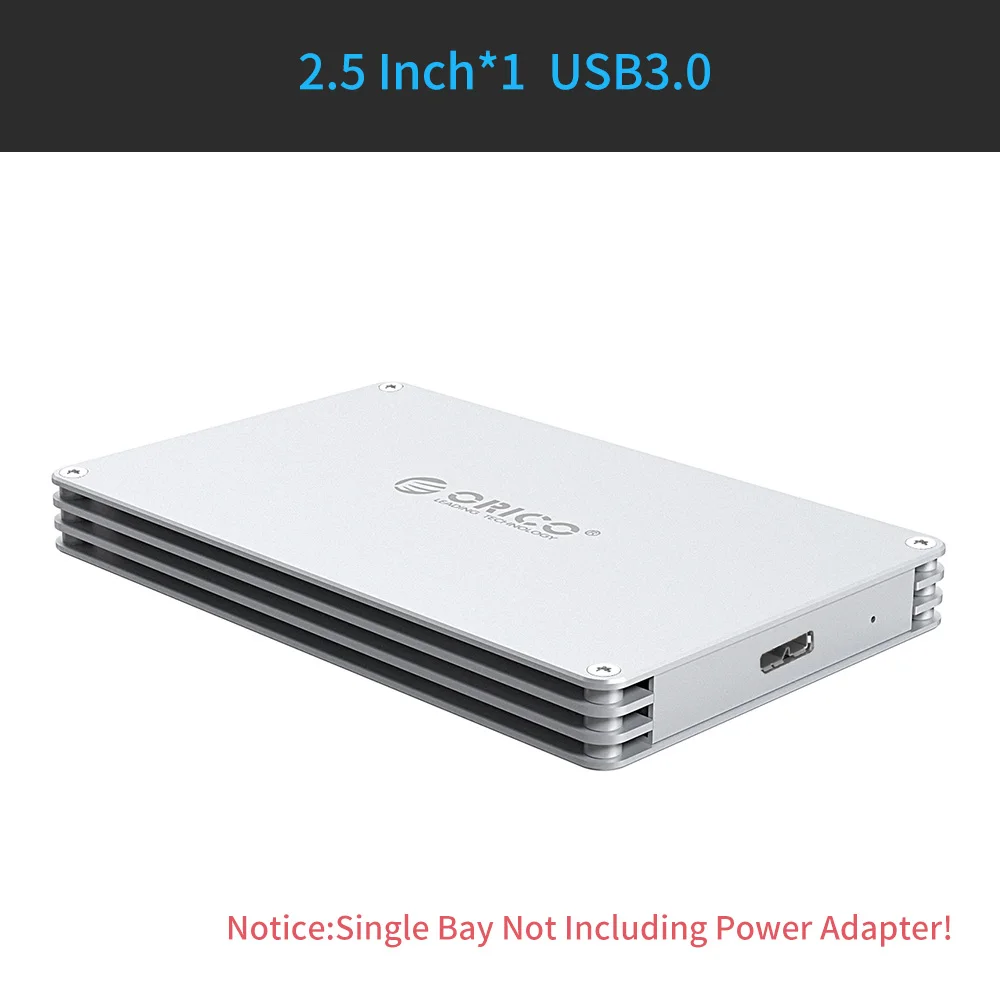 DY251U3-SV ORICO 2,5 3,5 дюймов DIY HDD корпус SATA для USB 3,0 SSD адаптер высокоскоростной ящик жесткий диск Корпус для Samsung Seagate SSD 20 ТБ MAX - Цвет: DY251U3-SV