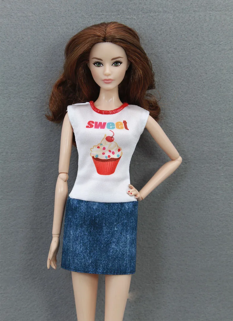 Кукольное платье Одежда для куклы юбка-брюки BB 1:6 BBI301 | Игрушки и хобби