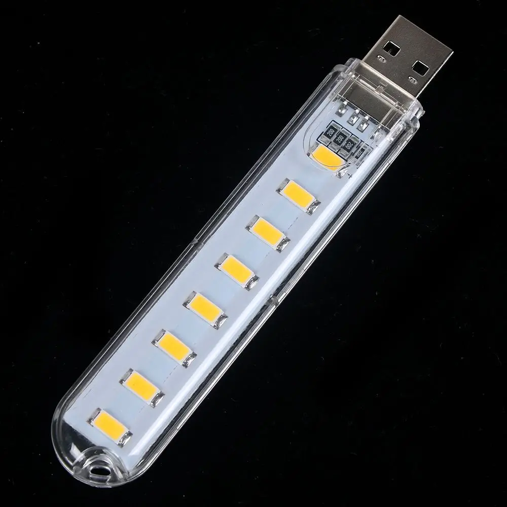 1 шт. USB светодиодный ночник лампа для чтения ноутбука компьютера мобильного