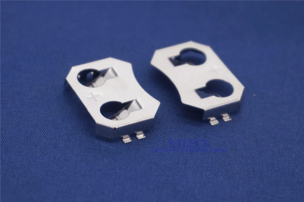 10 шт. CR2032 2032 SMD Tab 20 мм держатель для батарей фиксатор монет поверхностное