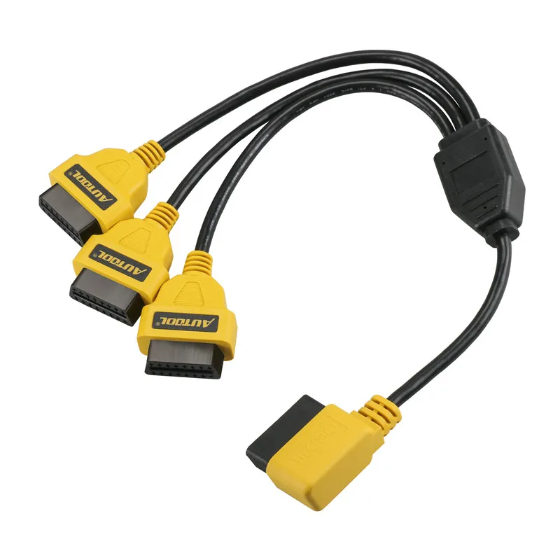 Диагностические кабели для автомобиля разъемы OBD2 разделенный кабель от 1 до 3