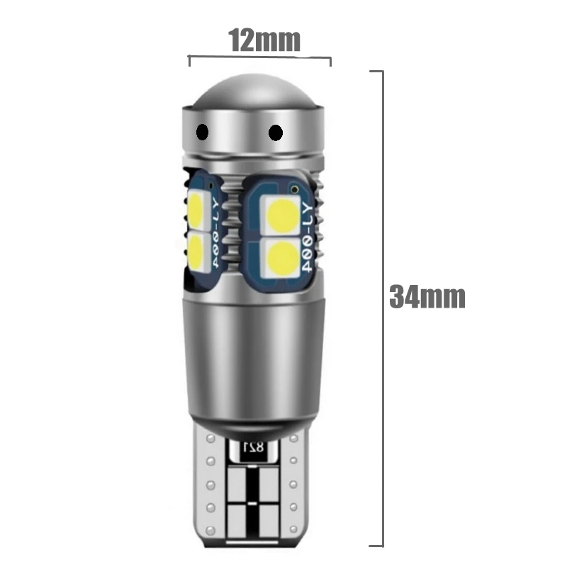 Сверхъяркая светодиодная CAN шина T10 10 SMD 3030 без ошибок автомобильный парковочный