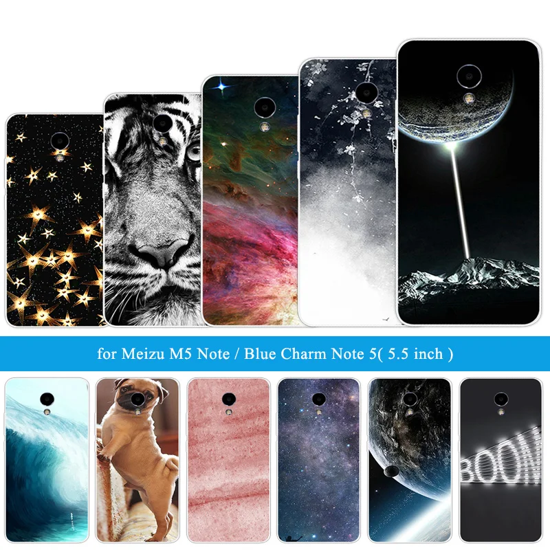 5 дюймов для Meizu M5 Note чехол Роскошный силиконовый Fundas задняя крышка на заказ с