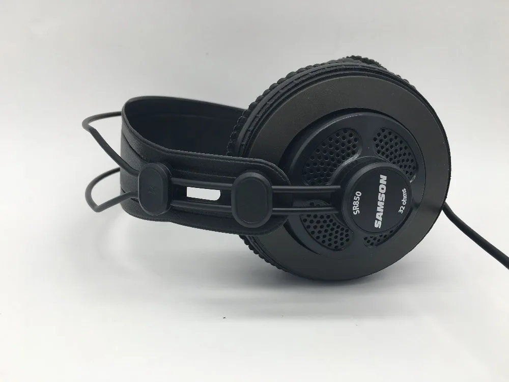 Горячие Samson SR850 полуоткрытые задние студийные наушники динамические профессиональные мониторные наушники с кожаными ушными чашками, без розничной коробки