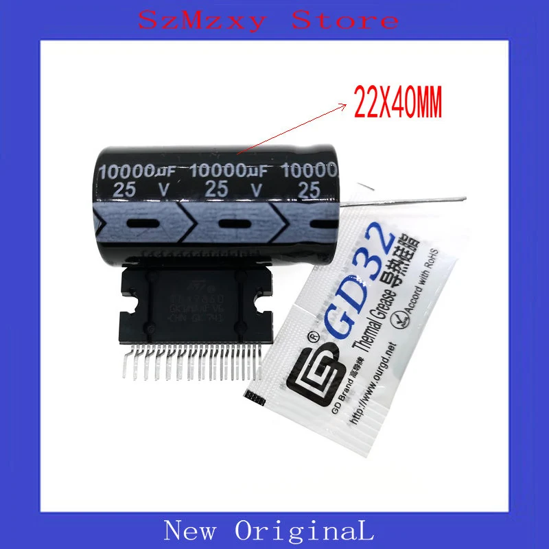 

1 шт. 4X50W TDA7850 новый DIY 10000 мкФ 25V TDA7850 + 25V10000UF + GD32
