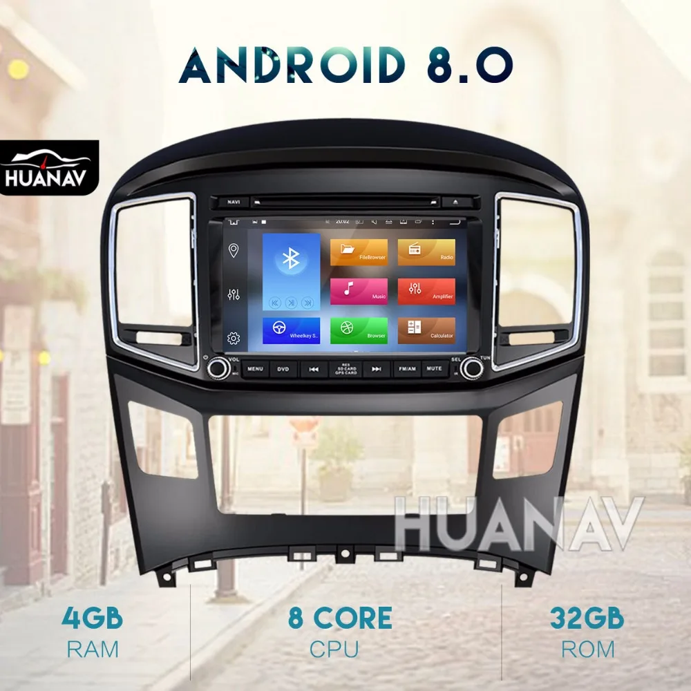Автомобильный DVD плеер с GPS навигацией для Hyundai H1 Grand Starex Royale i800 2016 2017 Android 8 0/Android 7