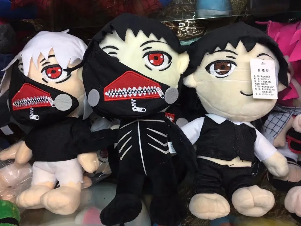Аниме Токио вурдалак Kaneki Кен плюшевые куклы Игрушечные лошадки мягкие Подушки