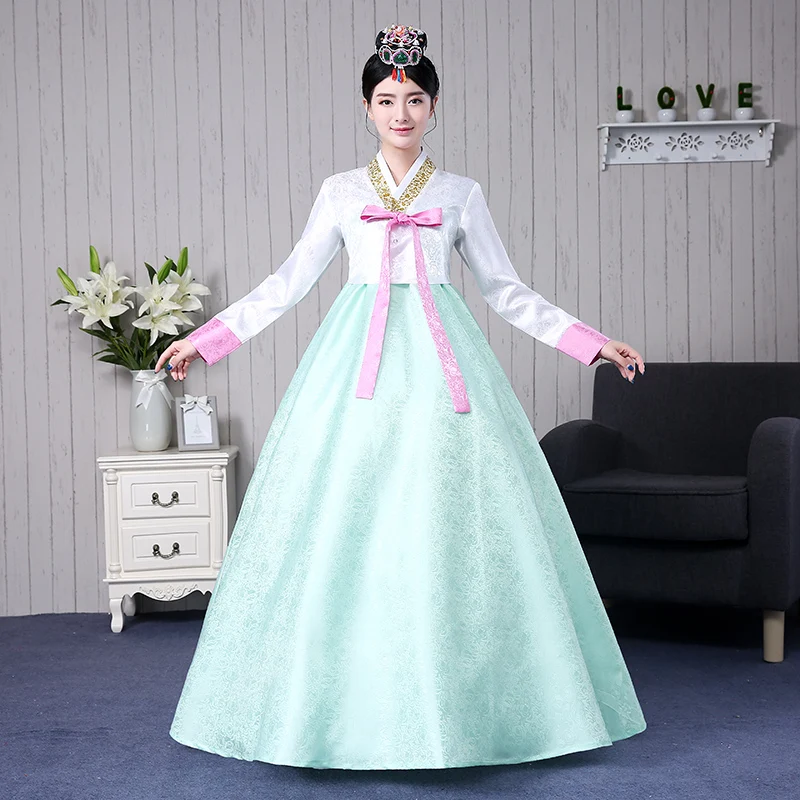 7 видов цветов корейская традиционная одежда хлопок корейский ханбок костюмы