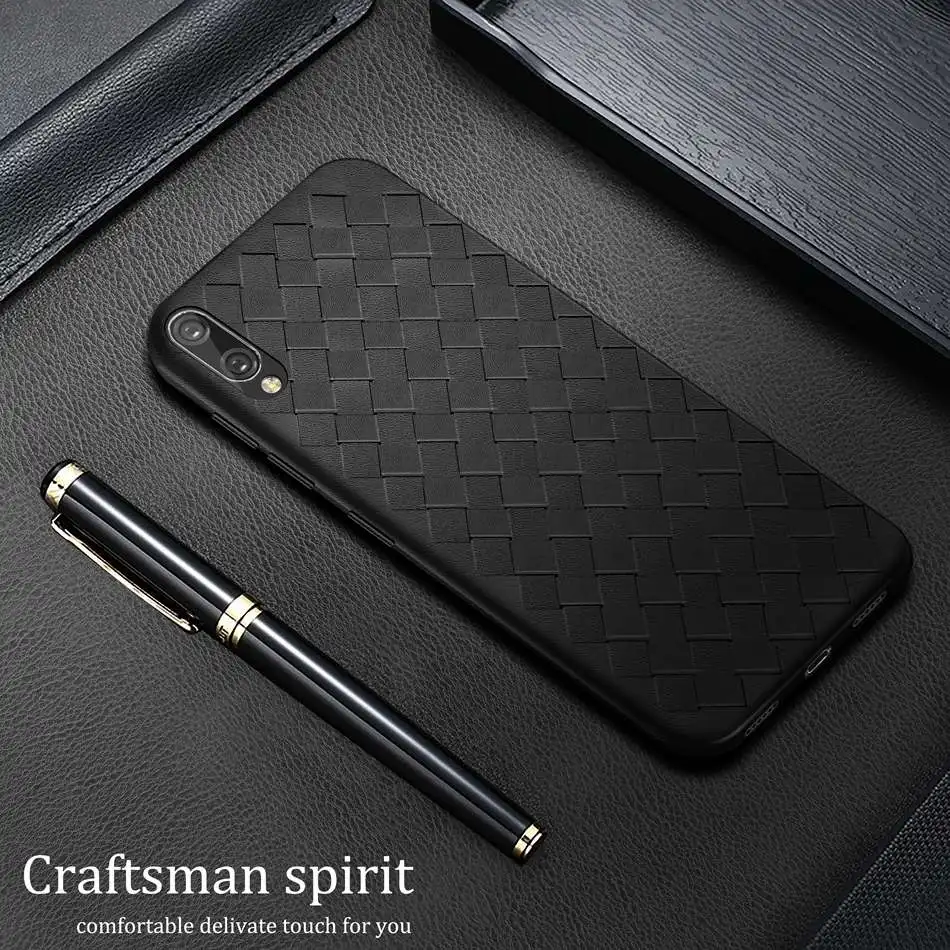 Роскошный силиконовый чехол для Huawei Y6 Pro Prime 2019 Y 6 супер мягкий из ТПУ с сеткой