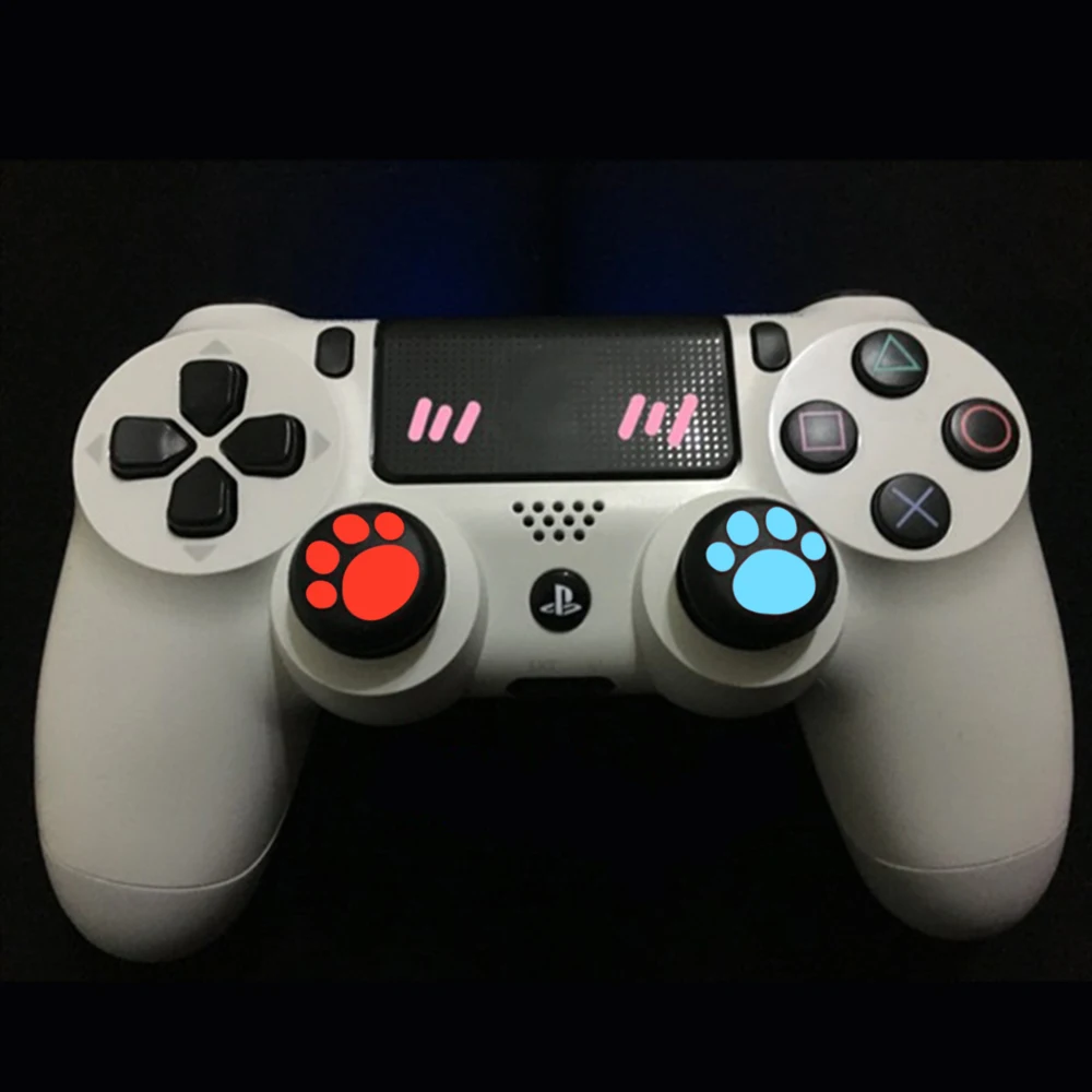 1 шт. Силиконовый Аналоговый джойстик с захватами крышка s для PS4 SLIM PRO xbox X360