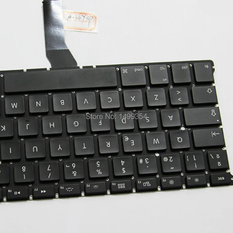 5 шт. Новый A1369 A1466 Испания испанская клавиатура для Apple Macbook Air 13 ''A1466