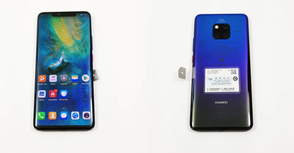 HUAWEI mate 20 Pro мобильный телефон 6,39 дюймов 2k OLED экран водонепроницаемый IP68 40 Мп задняя камера Kirin 980 Восьмиядерный разблокировка лица ID