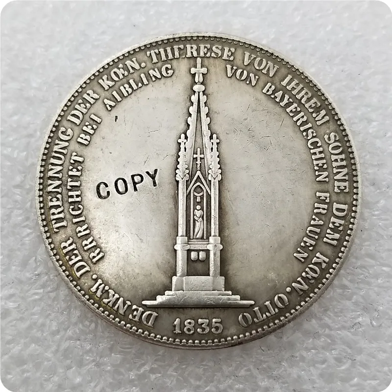 Тип #2 _ 1835 копия немецких государственных монет памятные монеты-копия магнитная