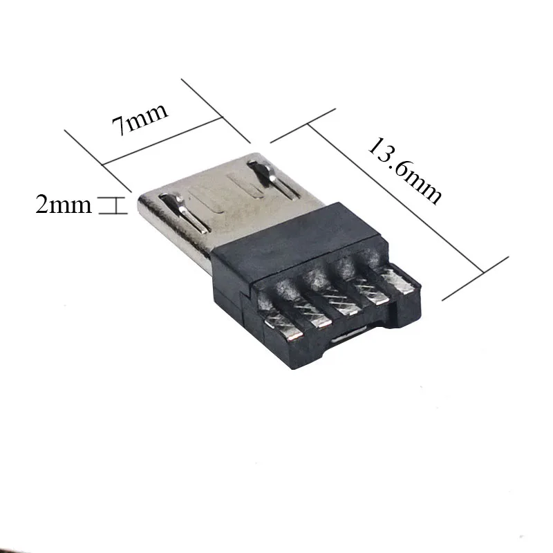 20 шт./лот USB Мужской 5 булавки инструменты для наращивания волос пластик в виде