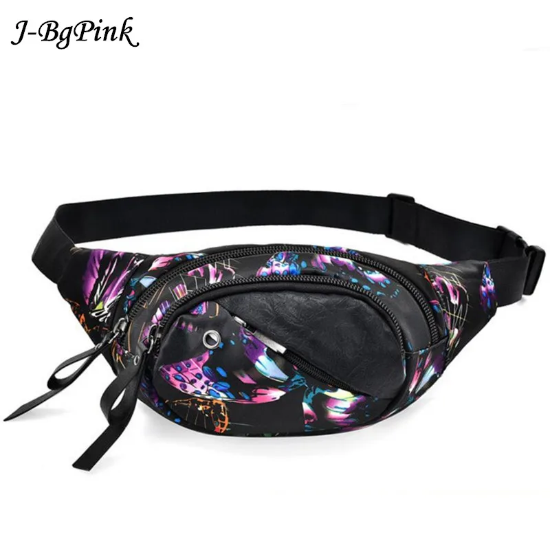 J Bg розовый бренд поясные сумки Bolsos Mujer женский красивый цветочный узор