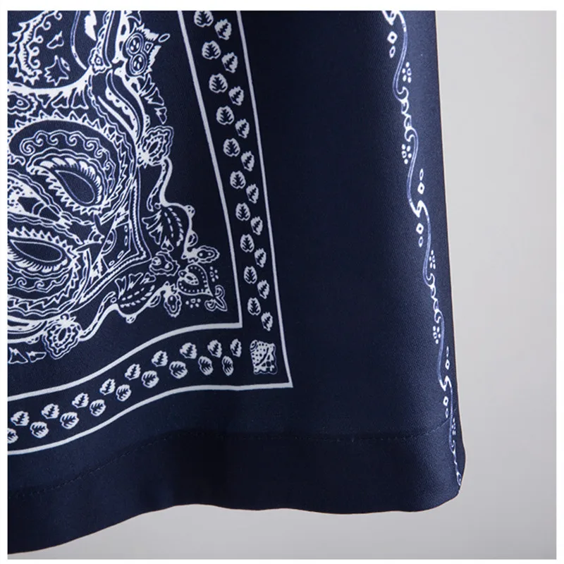 Женская юбка с винтажным принтом роскошная дизайнерская асимметричным передним