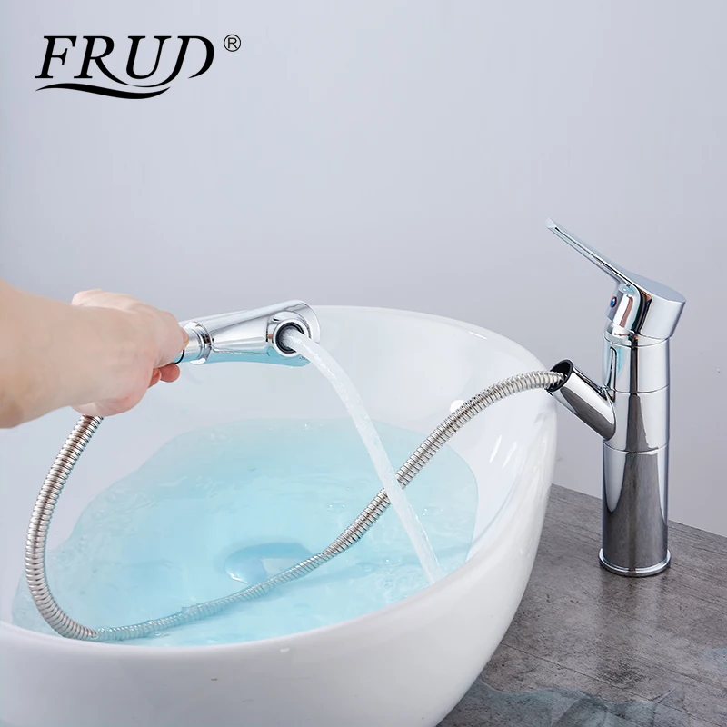 FRUD Новый выдвижной кран для ванной комнаты специальный дизайн одной ручкой