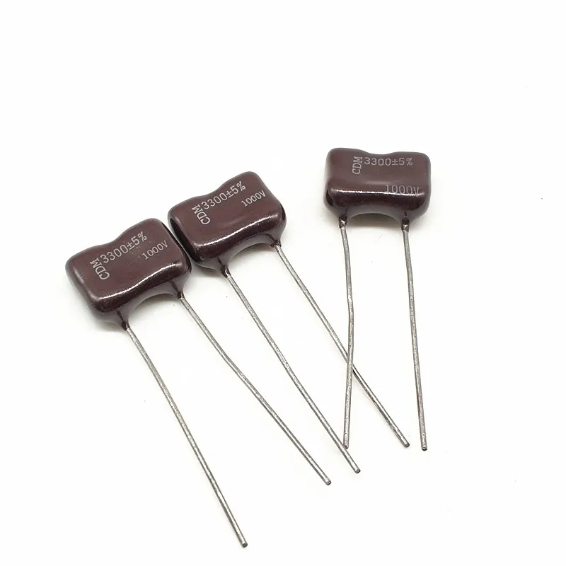 Оригинальный Слюдяной конденсатор CDM CDV19FF332J03 точность 1000 В 5% пФ серебристый 2