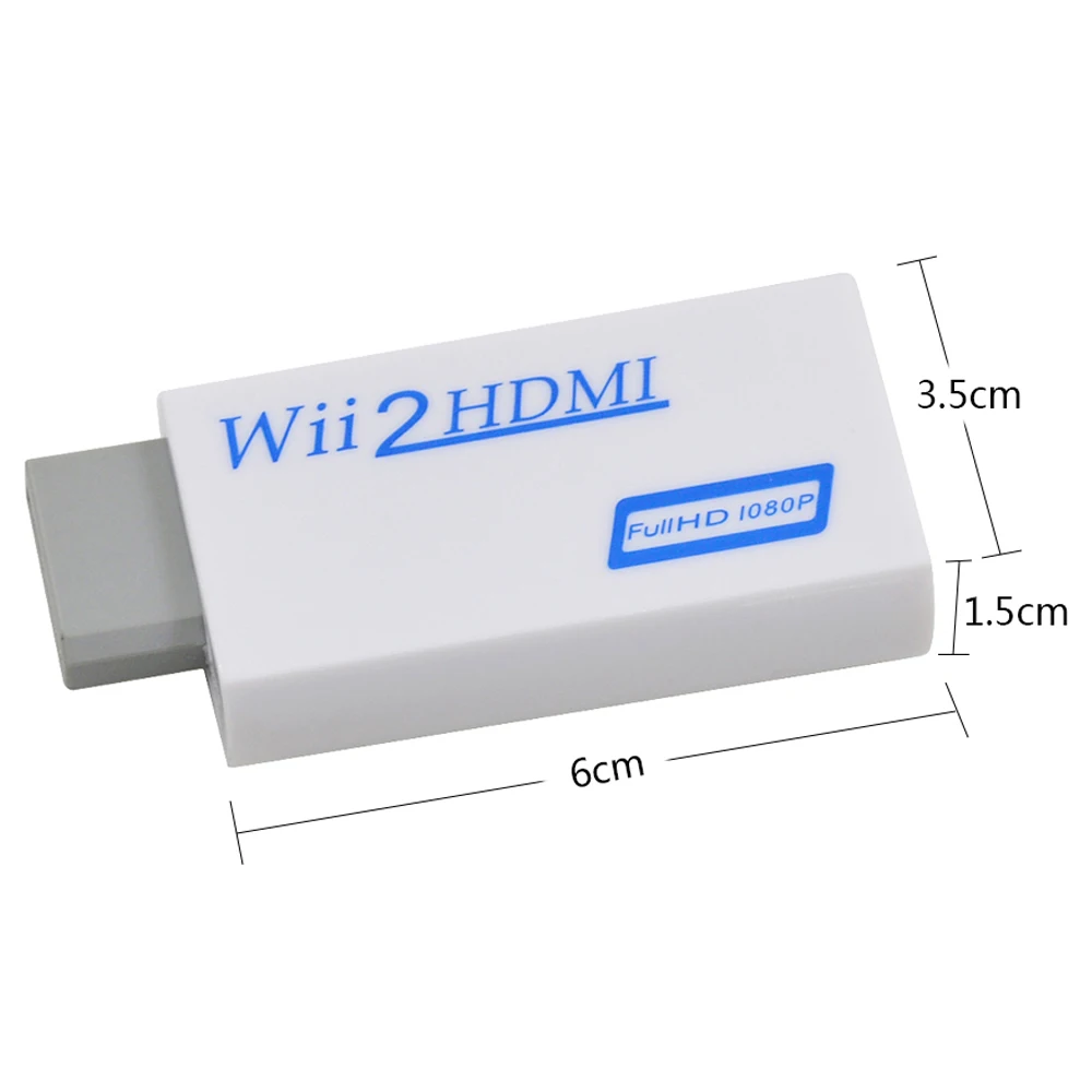 Оригинапосылка комплект Wii 2HDMI адаптер для к HDMI преобразователю 3 5 мм аудио видео