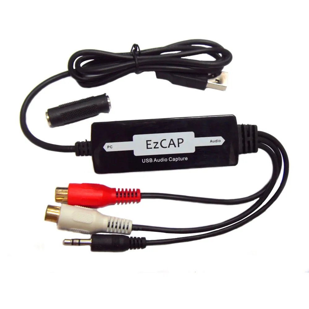 Оригинальная виниловая кассета Ezcap для CD/USB аудио захвата MP3 WMA WAV OGG конвертер рекордер правка аудио в MP3 MP3 формат для ПК
