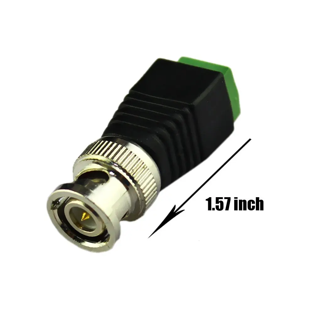 10 шт./упаковка коаксиальный соединитель BNC для камер Coax CAT5 и CCTV | Автомобили