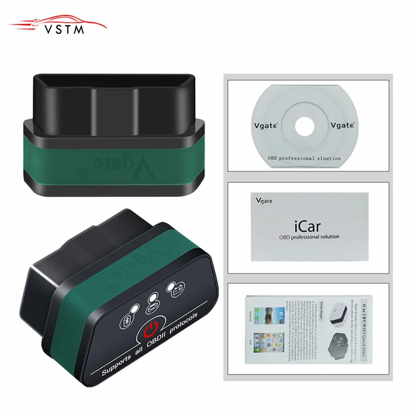 2019 Vgate iCar 2 OBD2 диагностика авто Диагностический автоматический инструмент ELM327