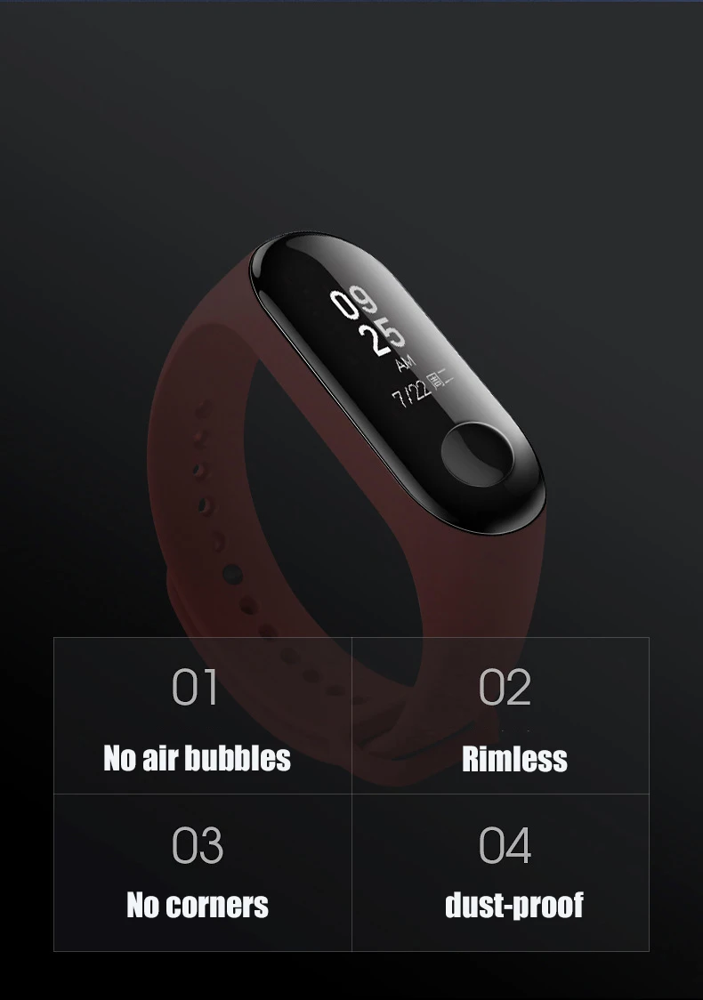 Нано защитная пленка для Xiaomi Mi Band 3 2 (не стекло) защиты экрана MiBand2 MiBand3 из фольги