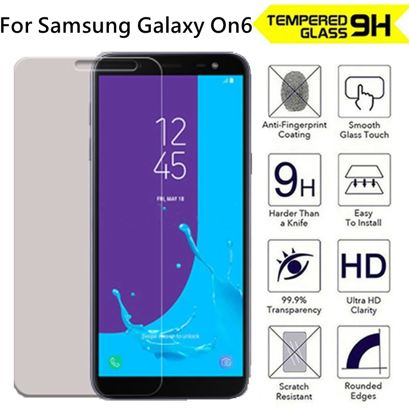 

Защитное стекло для Samsung Galaxy On6 2018, закаленное, 10 шт./лот, 2.5D 9H