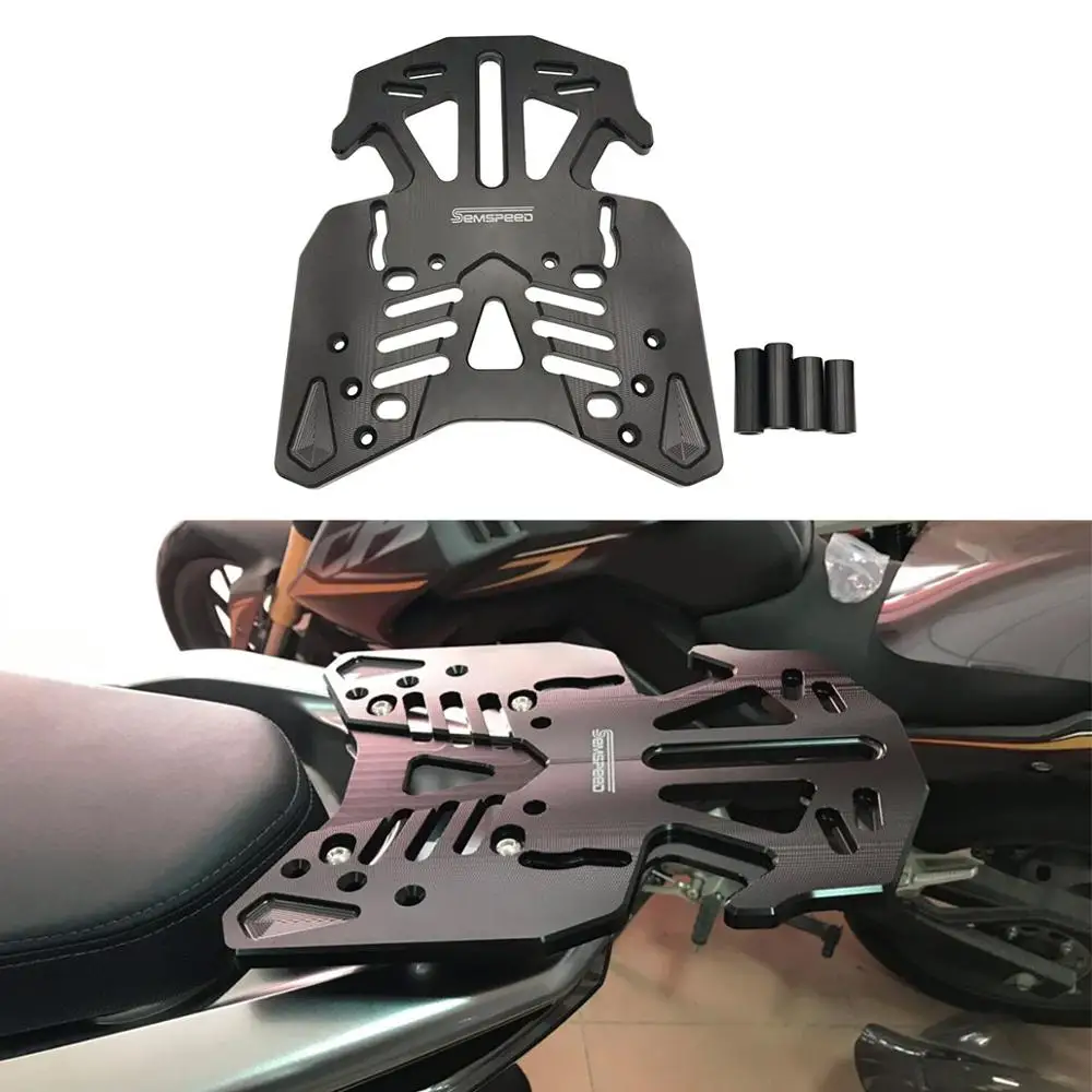 

SEMSPEED For Honda PCX125 PCX150 PCX 150 125 2015-2019 2020 CNC Rear Luggage Bracket Board Tail Rack Top Box Case Holder Bracket