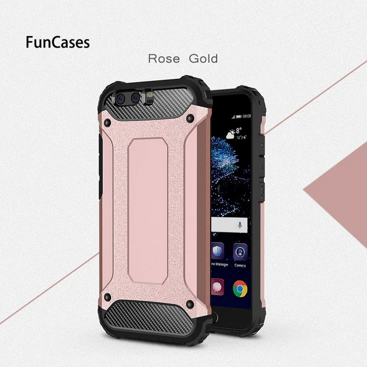 Rose Gold Гибридные бронированные чехлы для huawei P30 P20 Pro P8 P9 P10 Lite Plus mate 10 20X Pro Lite Honor 10 Lite 8C 8X Max V20 Y7 Y9 Fundas - Цвет: Rose Gold