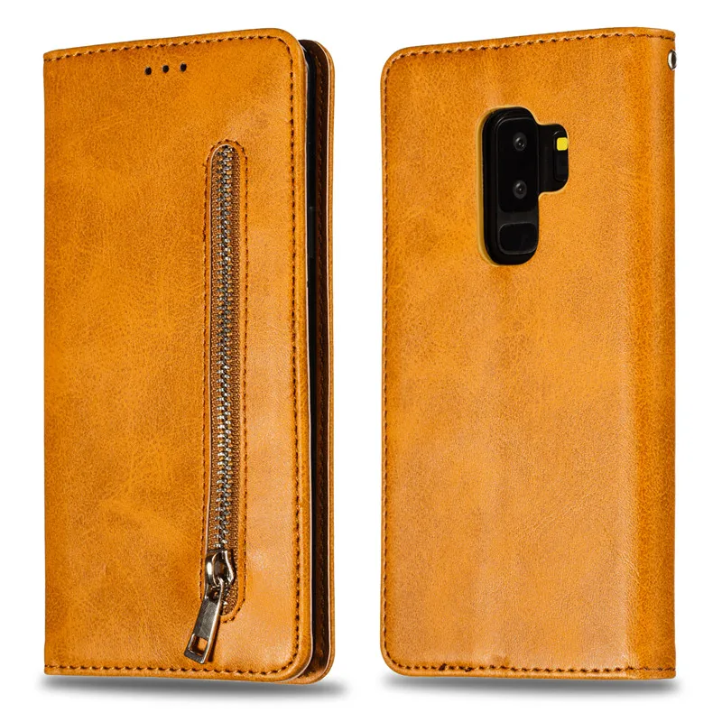 Чехол Etui S7 Edge A50 A70 A40 S10 E для Samsung Galaxy S8 S9 Plus M10 M20 роскошный кожаный чехол с откидной