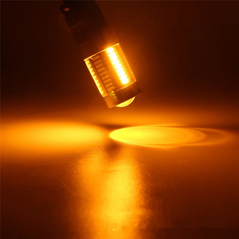 Автомобильные лампы 2 шт./лот 3157/1157 33 Вт SMD4014 990lm 66LED дневные ходовые огни сигнал