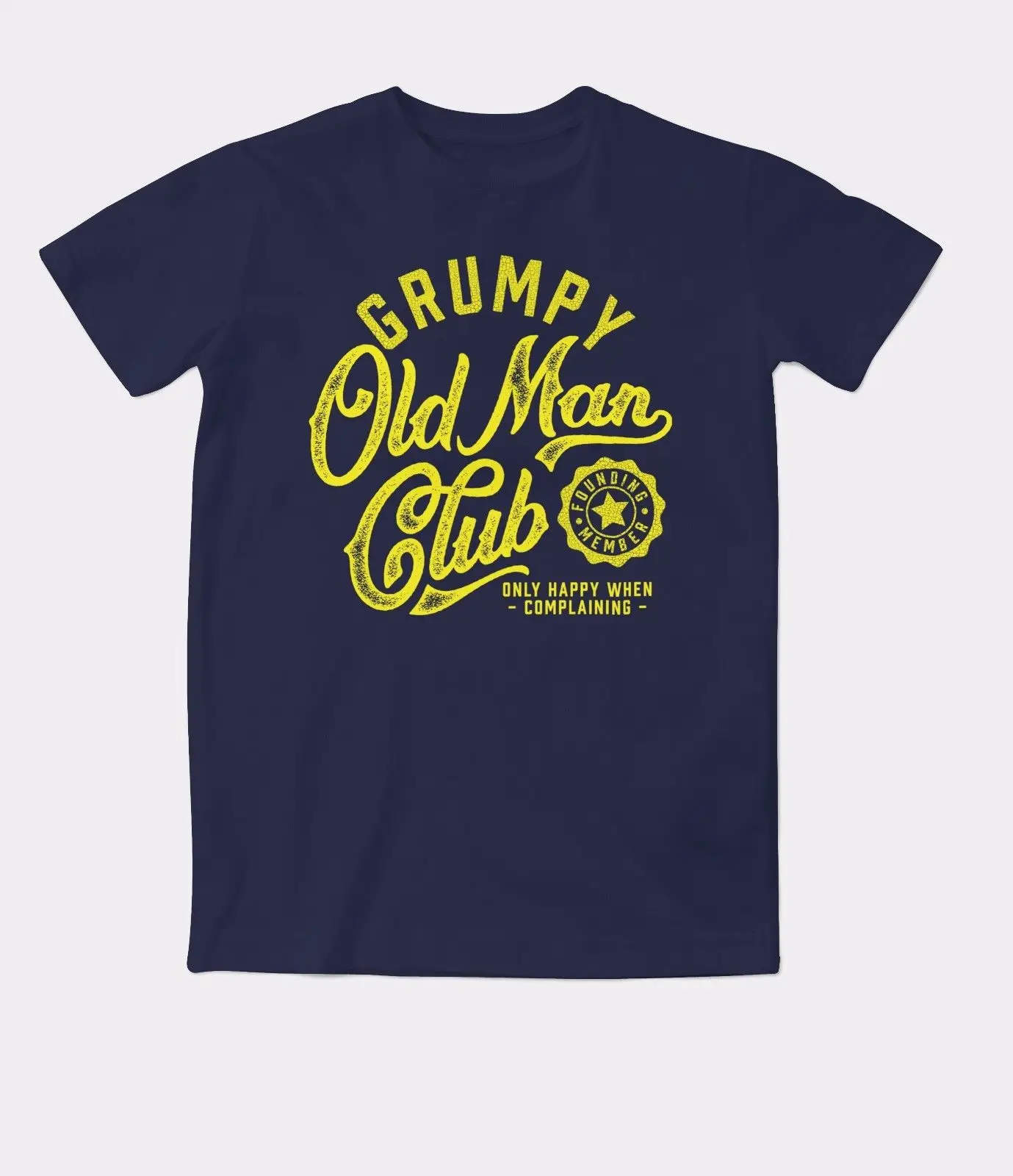 

2019 New Brand Sales Cotton Short Sleeve New Funny T-Shirt Grumpy Old Man Club Gift for Birthday, Father`S Daymetal T Shirts