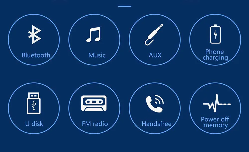 Автомобильный MP3-плеер AMPrime 1 Din, fm-радио, тюнер, 2,5 дюймов, большой светодиодный, сегментный дисплей, AUX USB, DC 12 В, Auroradio, беспроводной пульт дистанционного управления