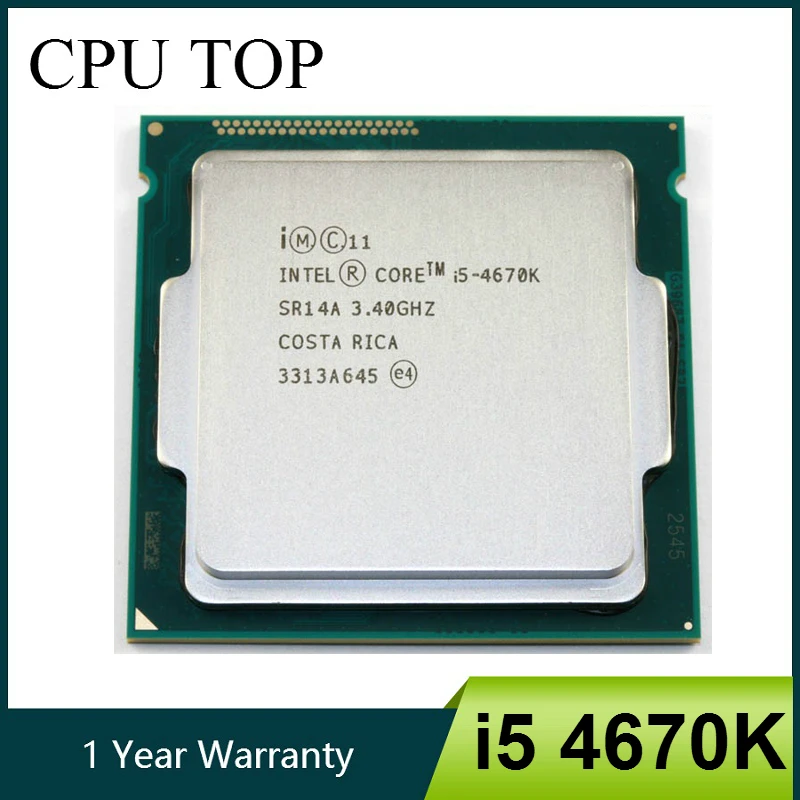 Процессор Intel Core i5 4670K 3 4 GHz 6 MB Socket LGA 1150 четырехъядерный процессор SR14A|intel core i5|intel