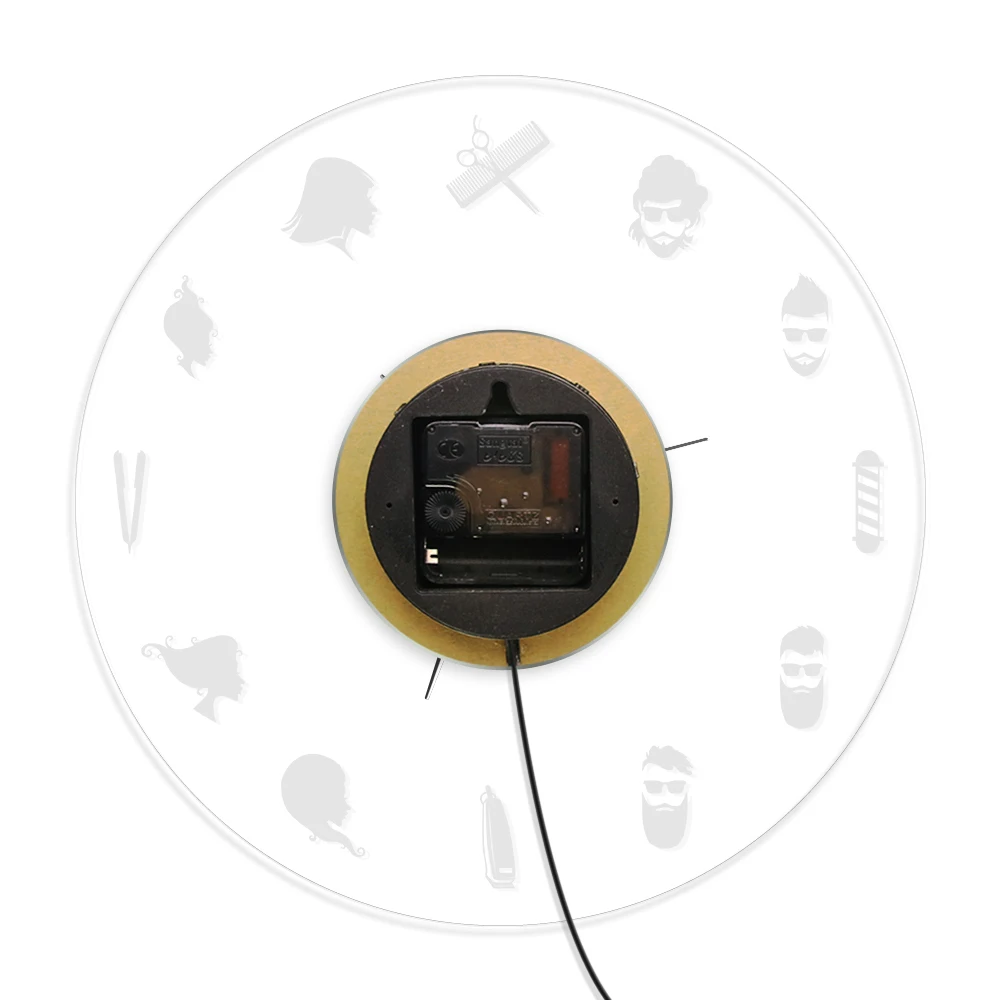 Товары для парикмахера светодиодные акриловые настенные часы с краями it