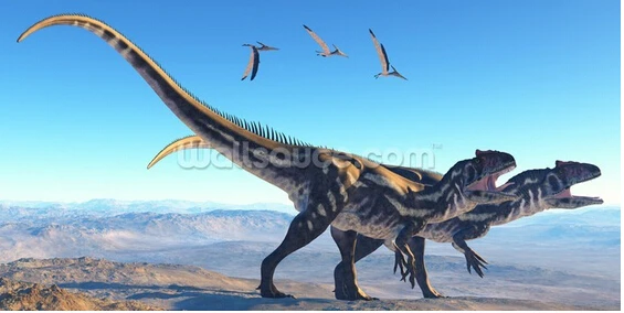 Custom papel DE parede infantile. Allosaurus настенные водостойкие обои для детской комнаты гостиной
