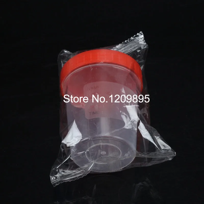 

30pcs/lot 120ml Plastic Urine Cup with Screw Cap Independent packing Shit Sample / Specimen Cup Sputum Bottle Free Shipping
